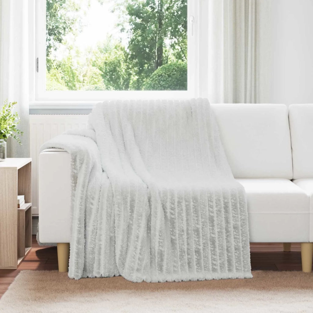 Coperta Grigio 200 x 150 cm Panno 42016834