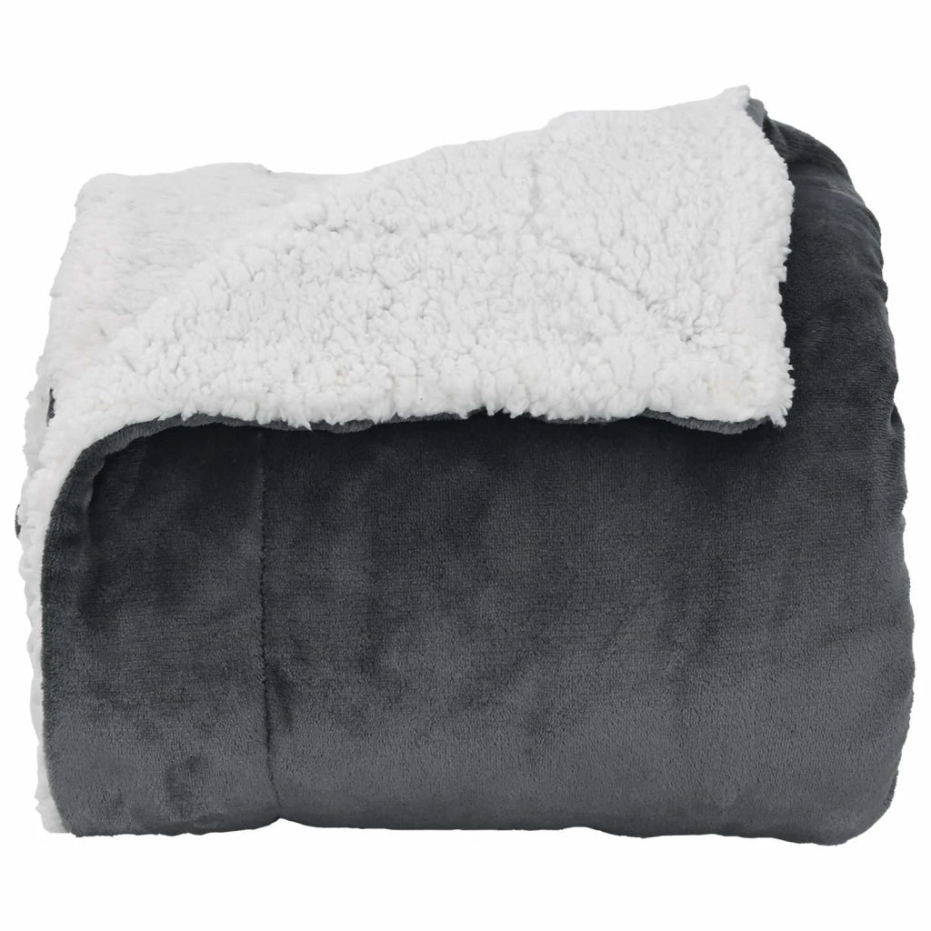 Coperta Grigio scuro 150 x 200 cm Panno 42016982