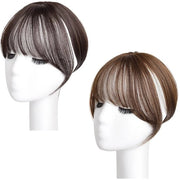 2 pezzi di Bangs aerea Bangs Wig Clip in Fringe Wig Simulata Wig