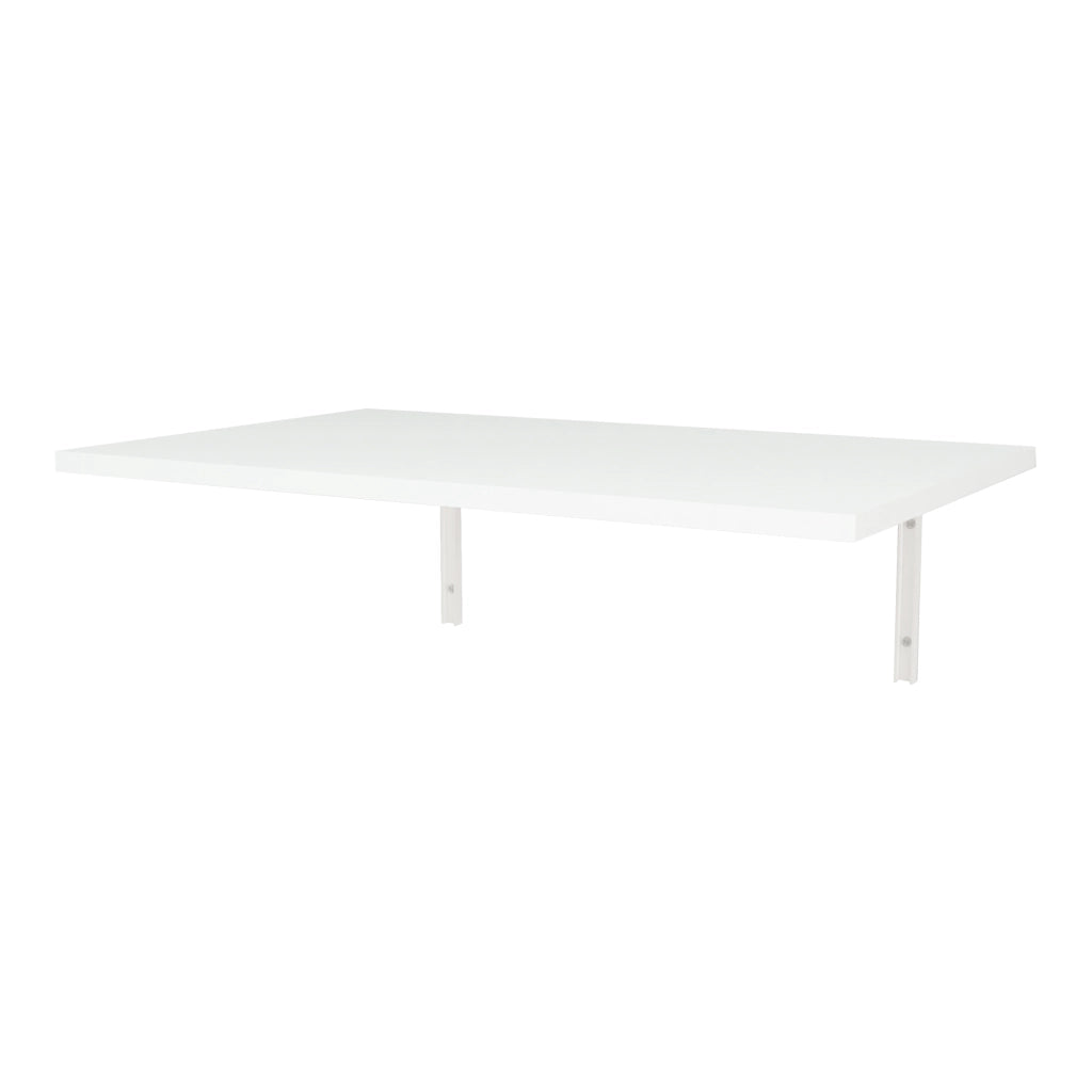 Tavolo da Muro Klepp 72 x 45 cm Tavolo Pieghevole a Ribalta Salvaspazio - Bianco [en.casa]