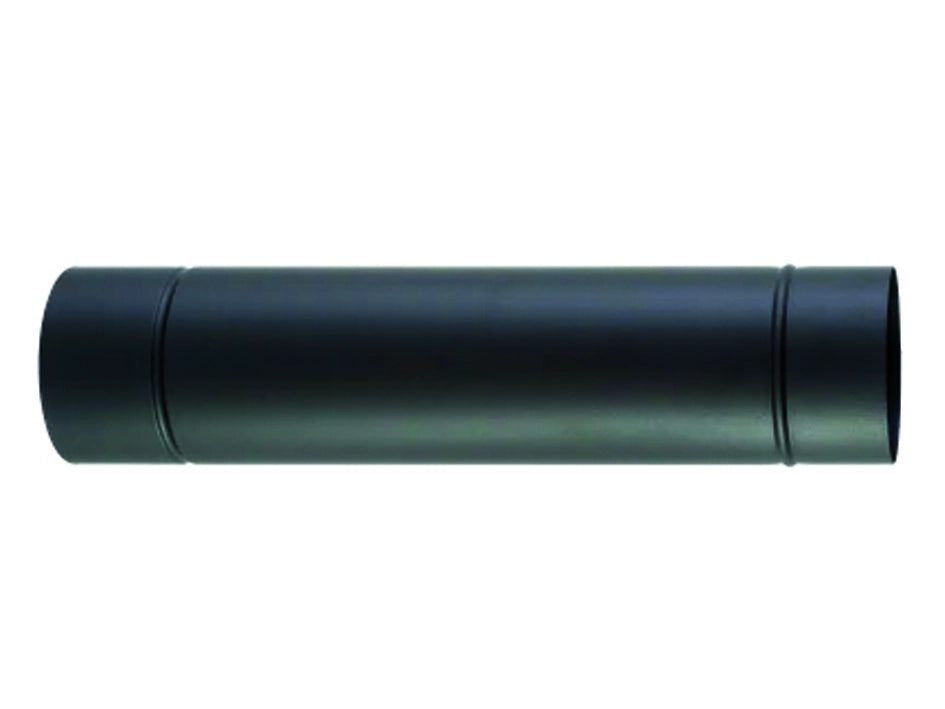 TUBO PORCELLANATO PER STUFE A LEGNA NERO OPACO  ø cm.14x100    SAVE