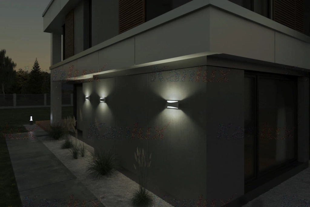 Applique esterno Kanlux BISO LED 8W bianco IP54 mod. 29261