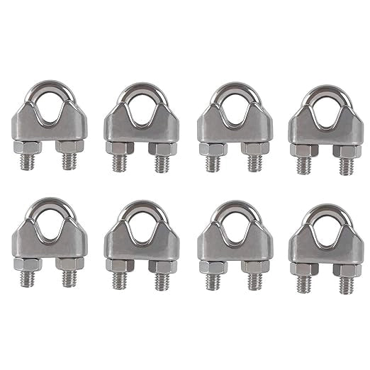 MORSETTO PER FUNI INOX 3-4 mm