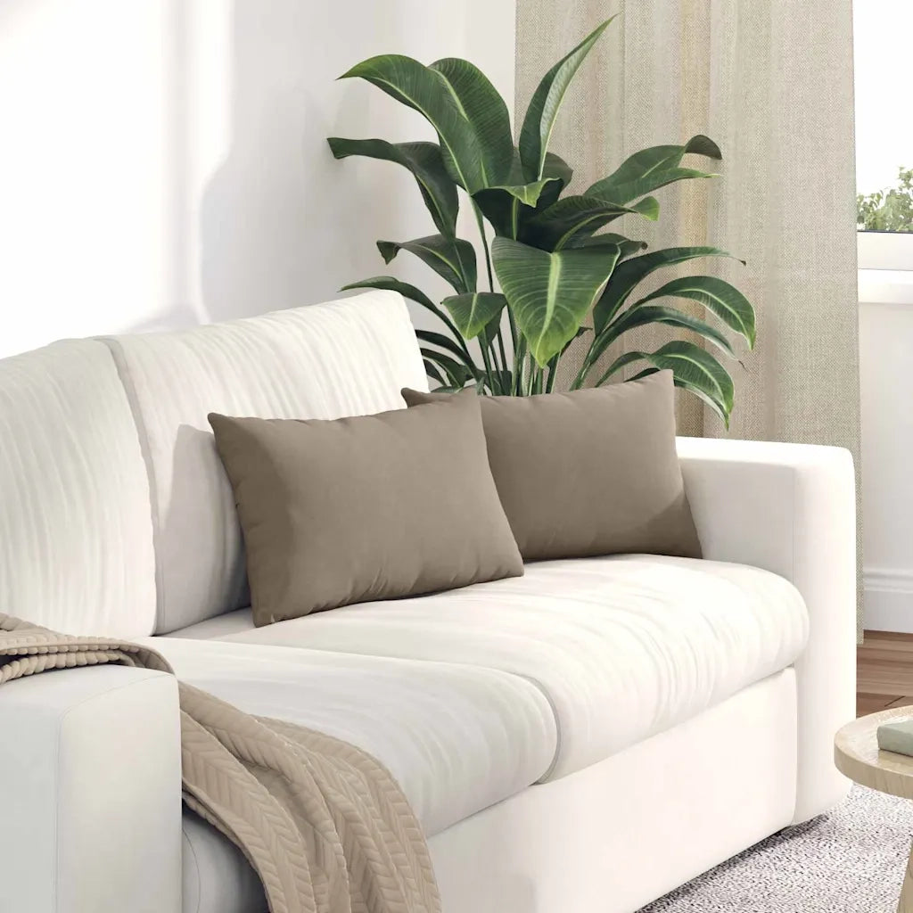 Cuscini da Divano 2 pz-Set di 2 Cuscini per Sofa Talpa 50 x 30 cm Tessuto 333057