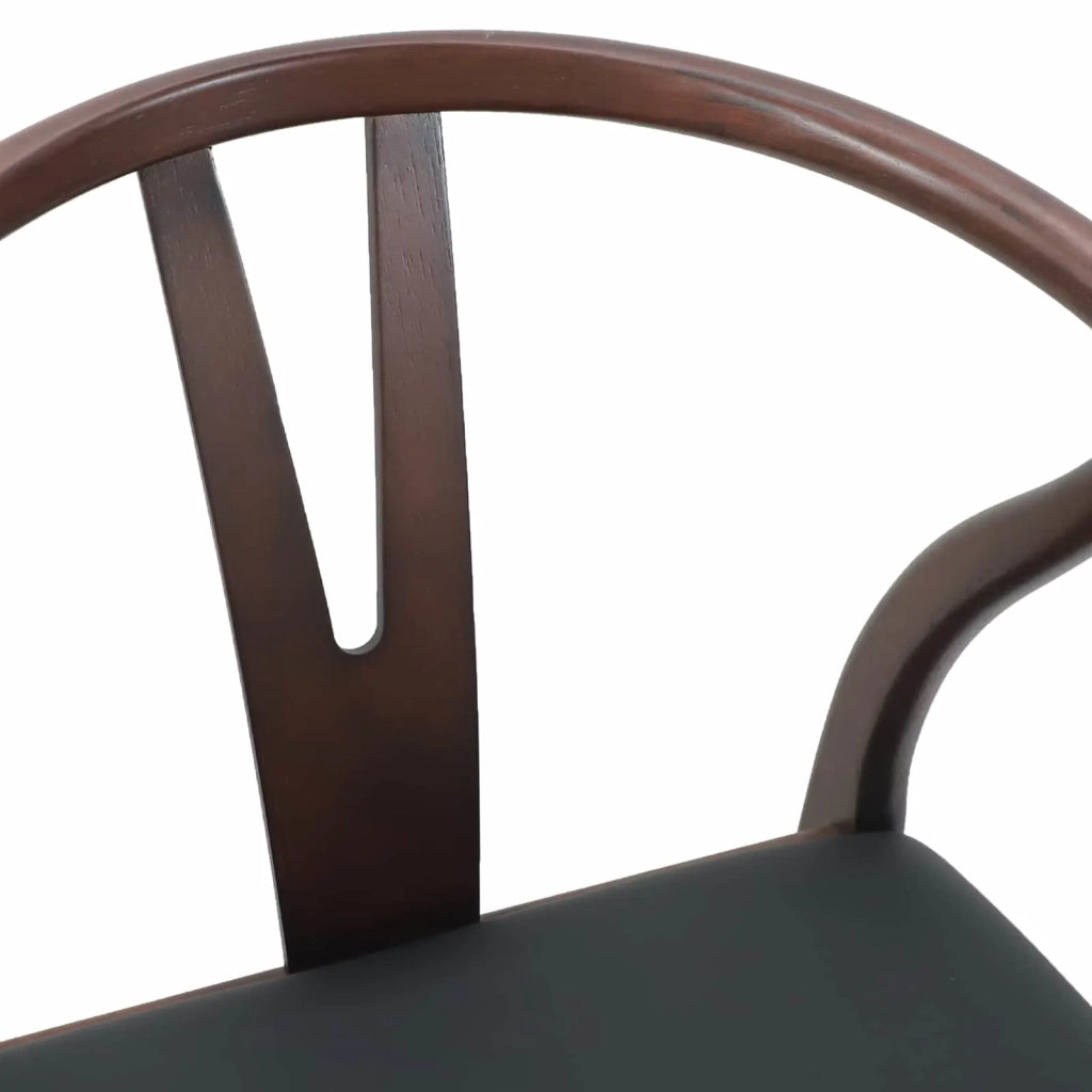 Sedia da pranzo 2 pcs Marrone chiaro e nero 42020412