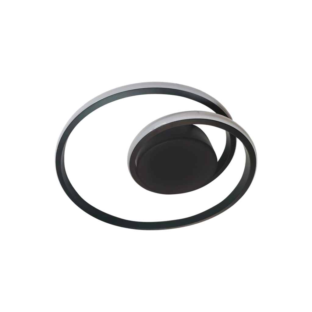 Plafoniera LED Milagro Fantasy ML6412 30W nera 40cm