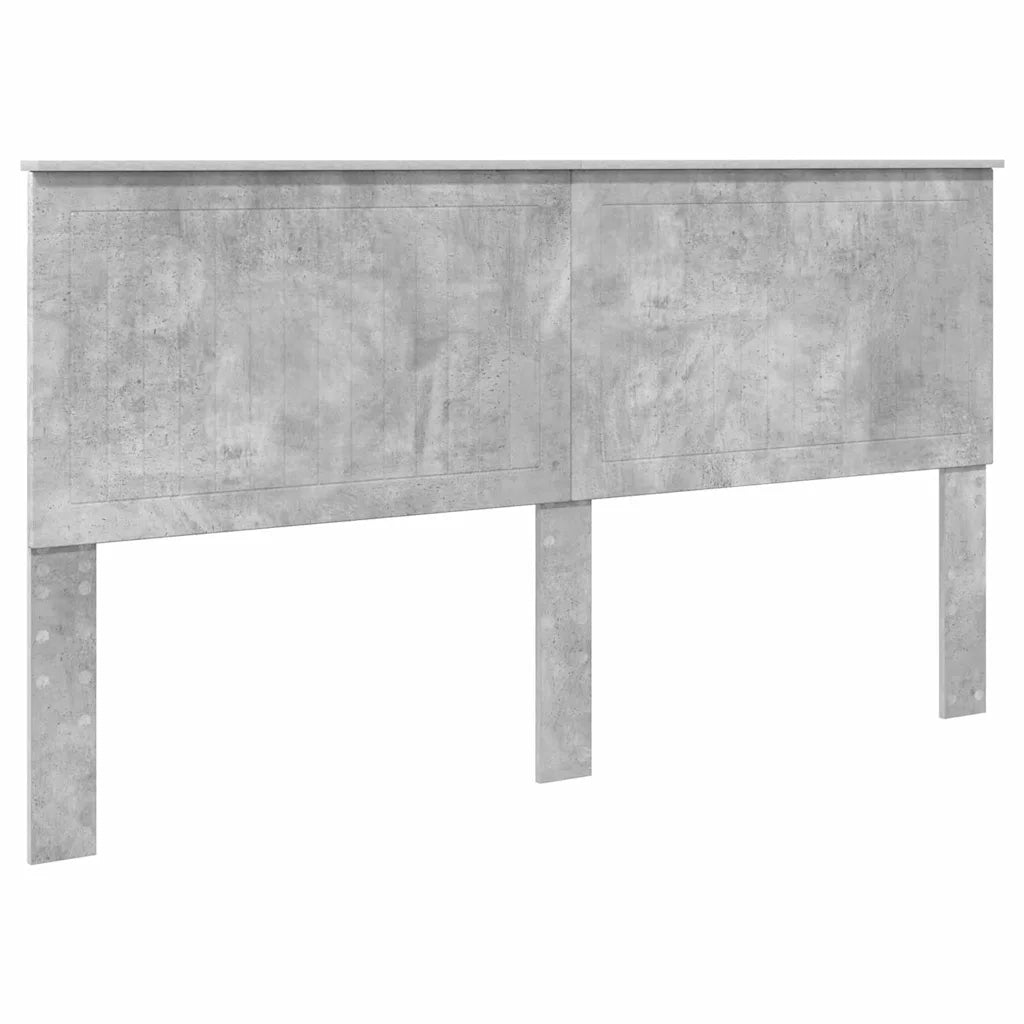 Testiera-Testata-Testiera Decorativa Grigio cemento 180 cm Legno multistrato 112697