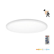 Plafoniera LED tonda 30cm 24W IP54 sensore telecomando