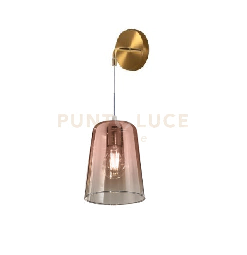 APPLIQUE OTTONE SAT. REGOLABILE 1 LUCE RAME 1164OS-A-RA