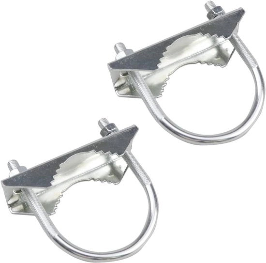 Set di 2 supporti in acciaio inossidabile per antenne esterne con U-bout