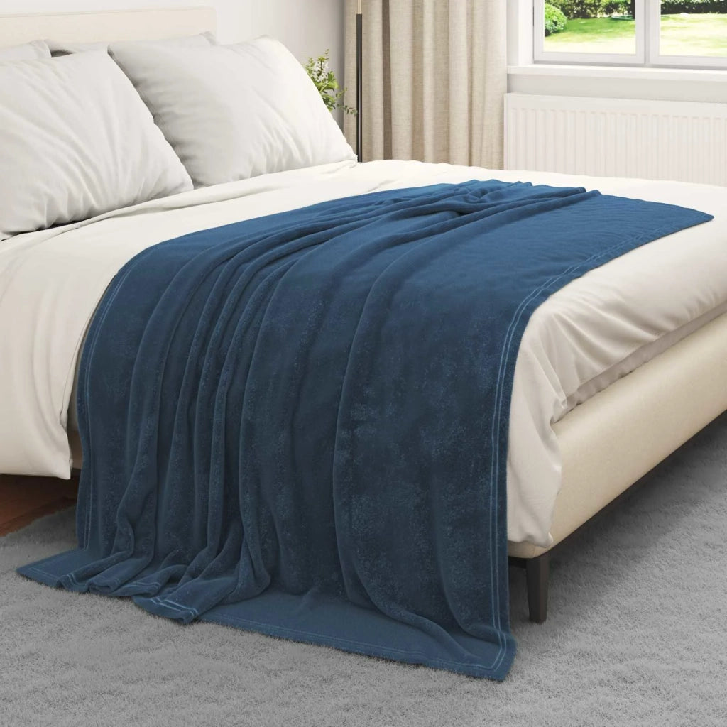 Coperta Blu navy 150 x 200 cm Panno 42016774