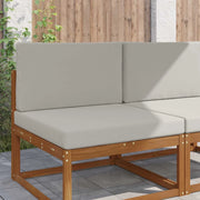 Cuscino per divano da esterno 2 pcs Grigio Poliestere 900830