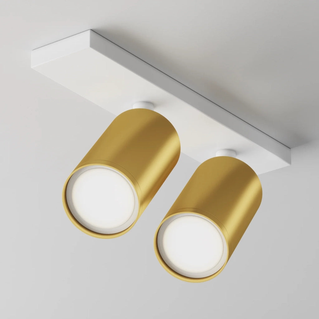Maytoni Lampada da soffitto moderna FOCUS S 2 luci GU10 bianco metallo