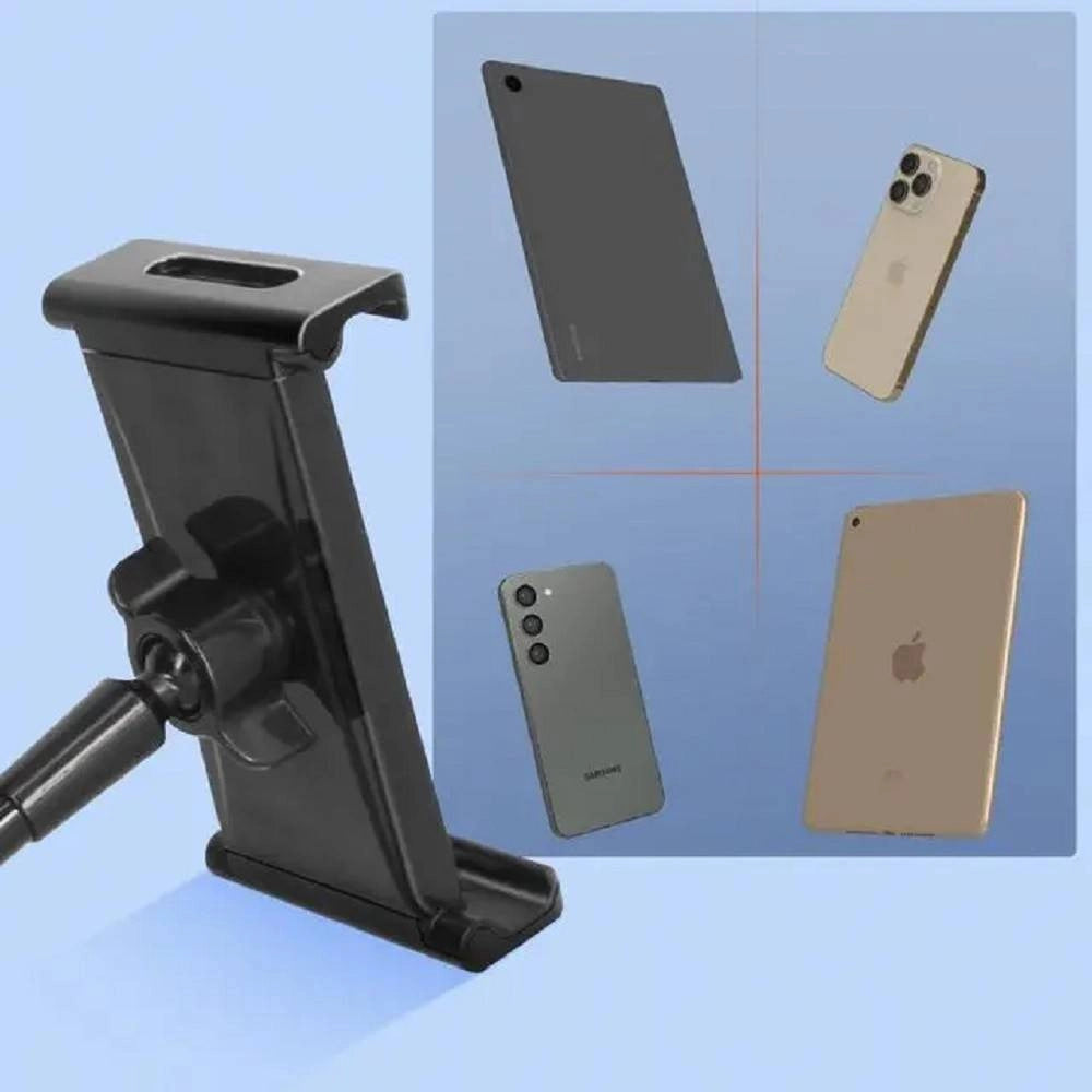 Trade Shop - Supporto Universale Staffa Da Scrivania Regolabile Per Tablet Pc Smartphone Zm2828 -