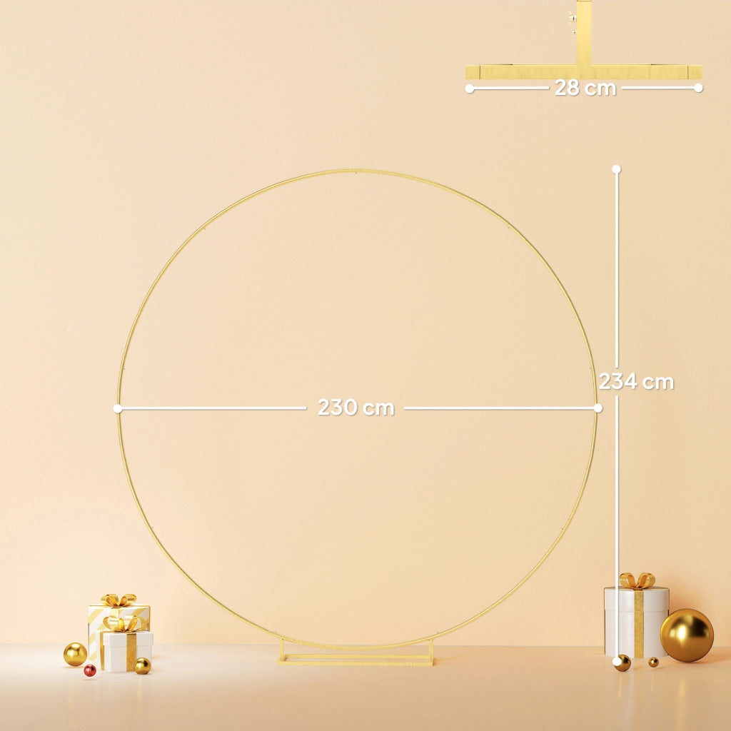 Arco da Giardino ¨C Minimal ¨C Dorato 230x28x234 cm