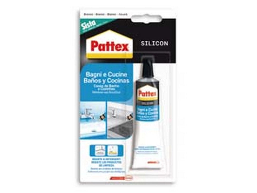12blister pattex silicone sista silicon 5 bianco - ml.50 cod:ferx.fer62527