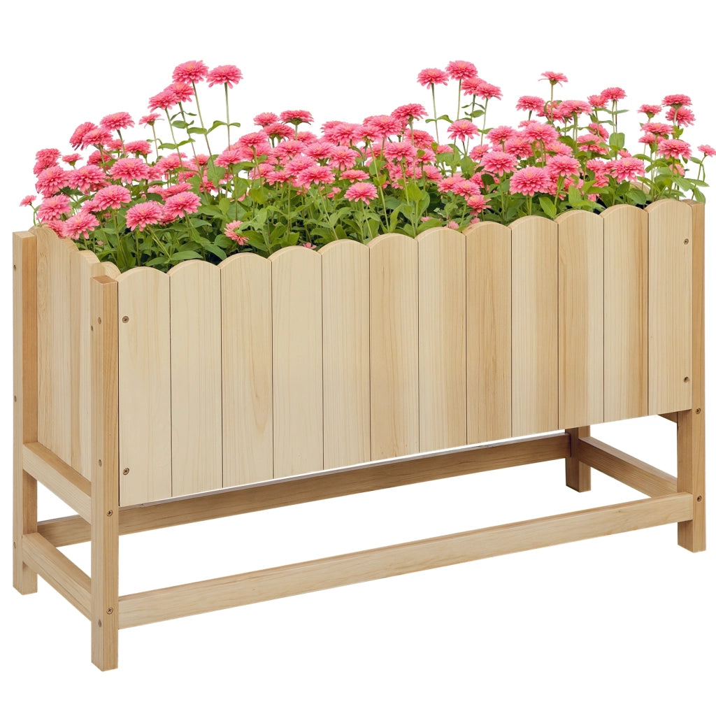 Fioriera da Esterno Verticale in Legno ¨C zephmum ¨C 86x30x50 cm