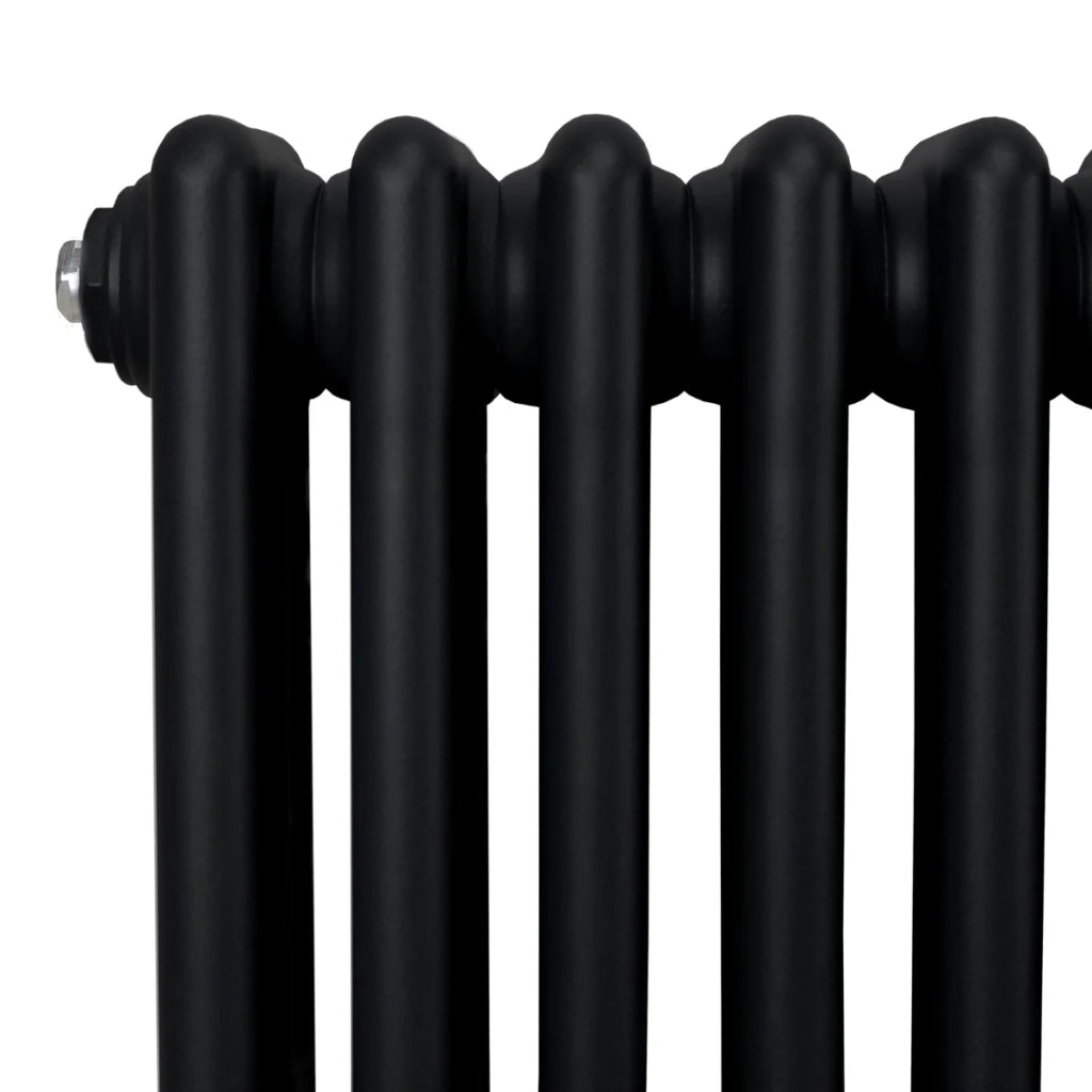 Termosifone Radiatore a 3 colonne per riscaldamento centralizzato Nero 60 x 101cm