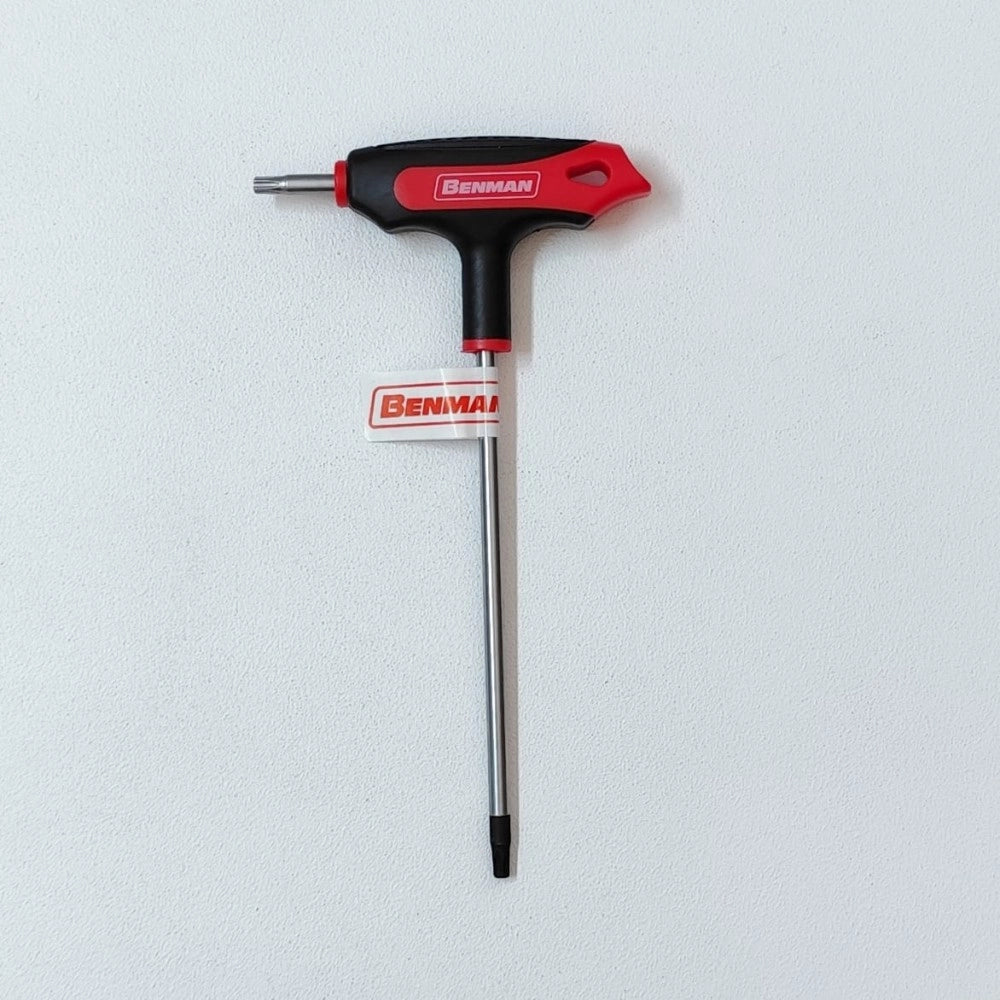 Benmam t30 chiave torx forato con manico a t