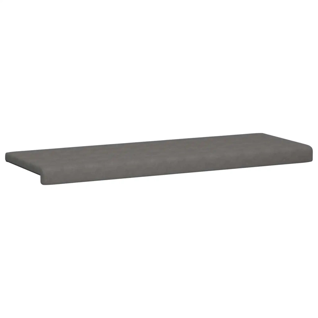Cuscino per panchina Microfibra Grigio Scuro Profondità 35 cm 42043362