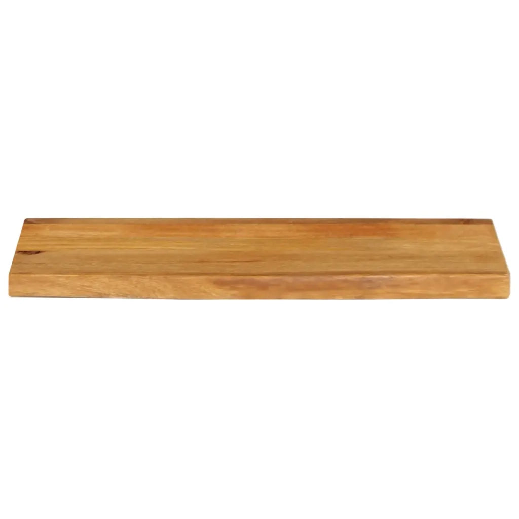 Piano Tavolo | Superficie Tavolo | Piano Scrivania Bordi Vivi 70x30x3,8 cm in Legno Massello di Mango
