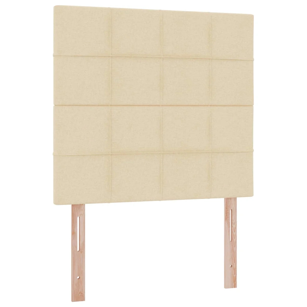 Letto con contenitore e LED Crema 100 x 200 cm Poliestere 3372400