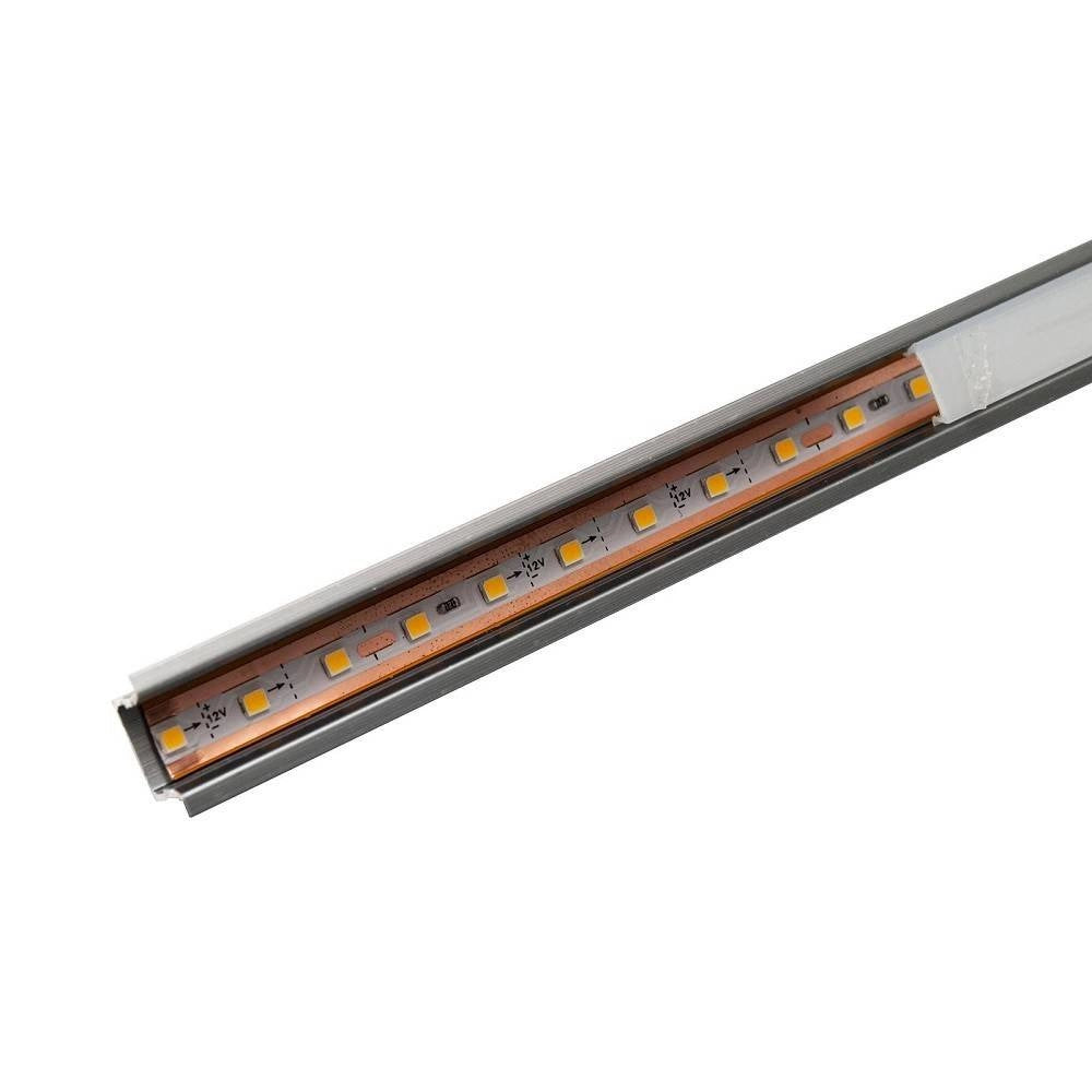 Trade Shop - Barra Led 12 W Profilo Alluminio Incasso Esterno 12 V Luce 4000k Dimmerabile -