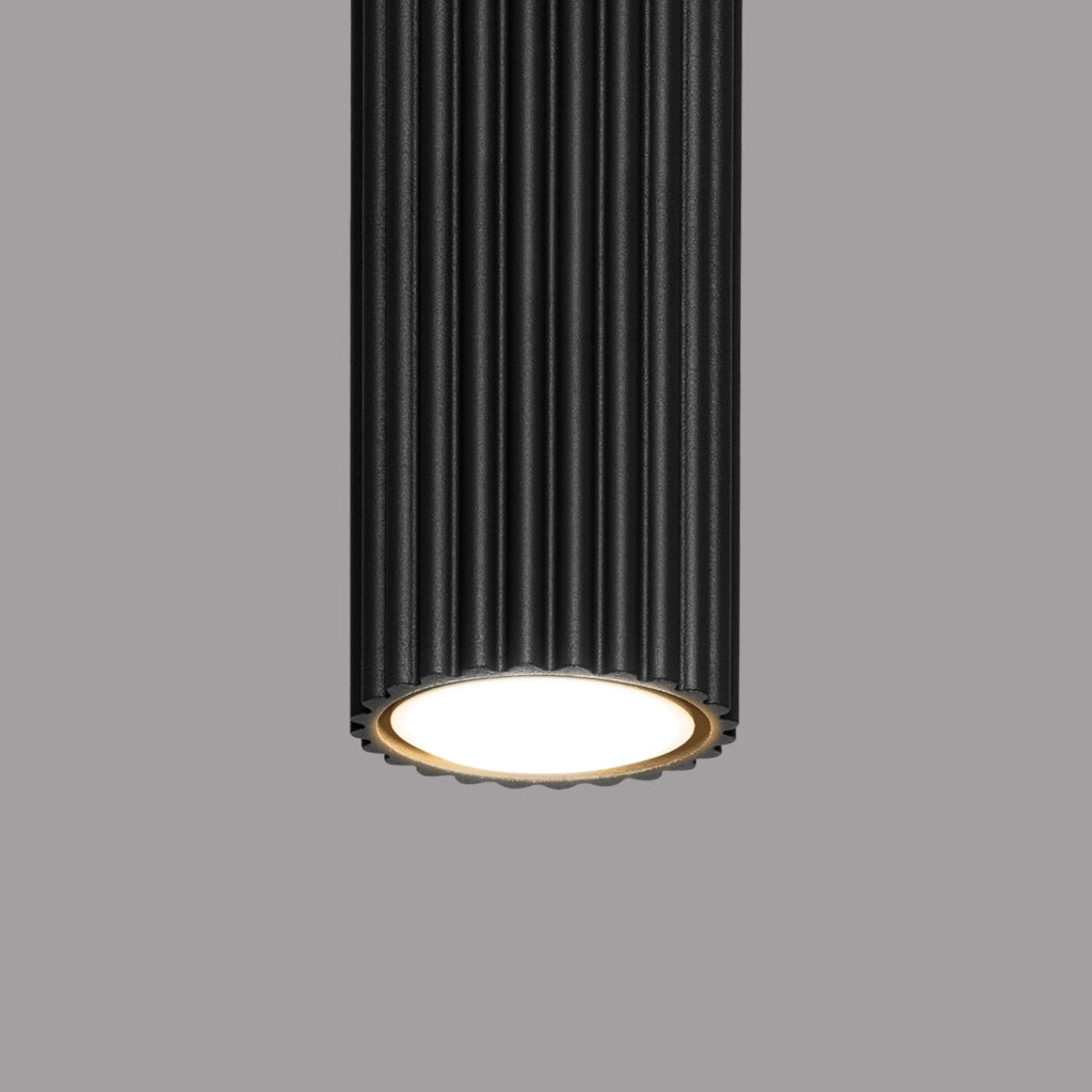 Lampada da soffitto KARBON 40 nero