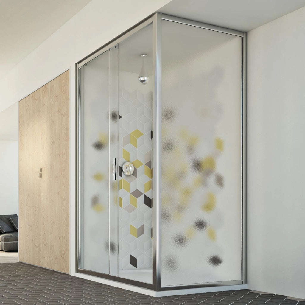 Box Doccia 80x110 CM H198 stampato C mod. Young Duo 1 Anta