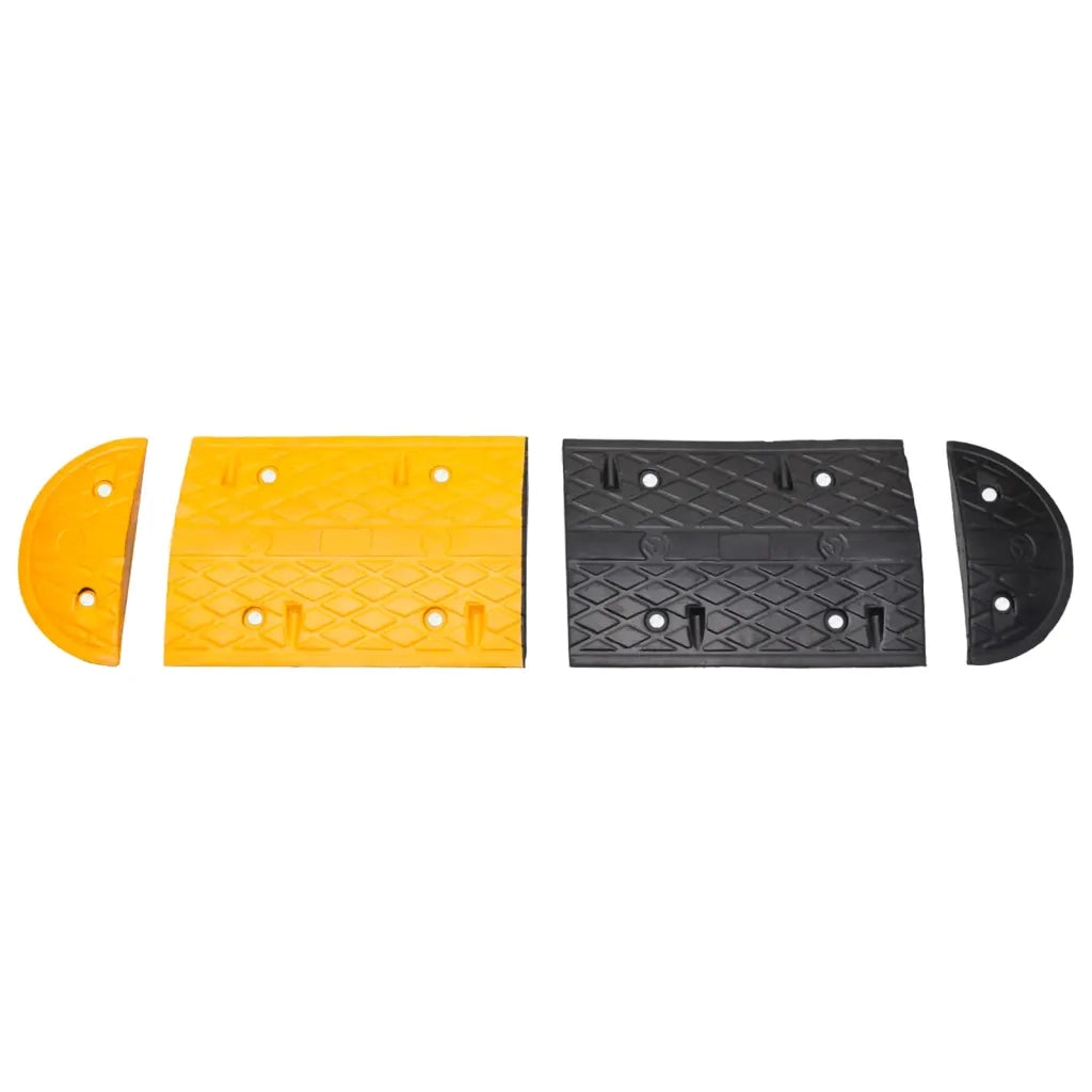 Dosso Giallo e Nero 226x32,5x4 cm in Gomma 3157046