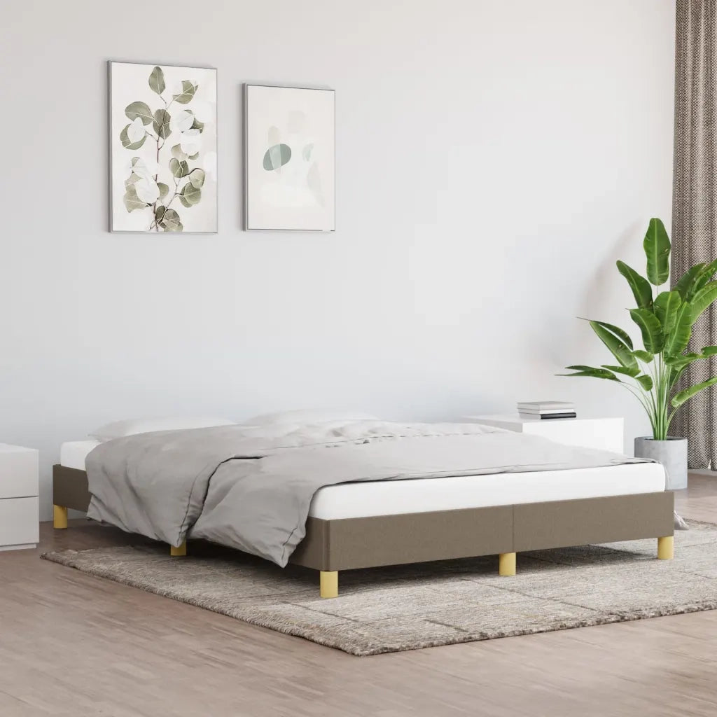 Giroletto senza Materasso Tortora 160x200 cm in Tessuto 346830