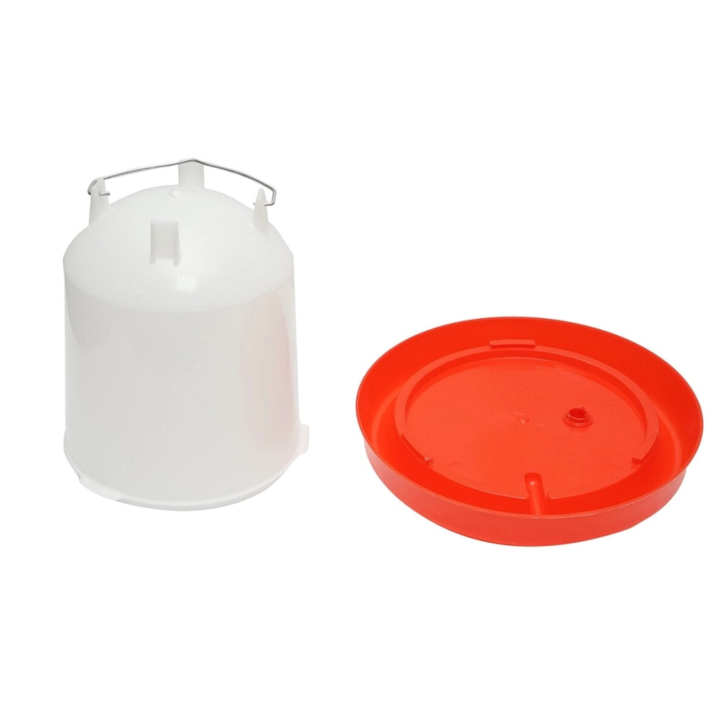 Abbeveratoio per pollame 10 L, diametro base 360 mm, altezza 310 mm