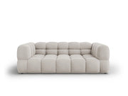 Cosmopolitan Design - Divano "Sky" 3 posti in velluto beige chiaro 