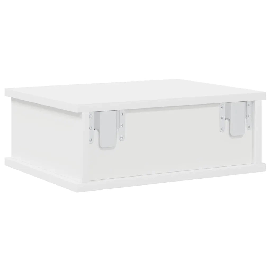Comodino 2 pcs Bianco 40 x 31 x 15 cm Legno multistrato 891105
