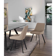 Sedia in Microfibra Fox 48cm X 60cm H 87cm Stones