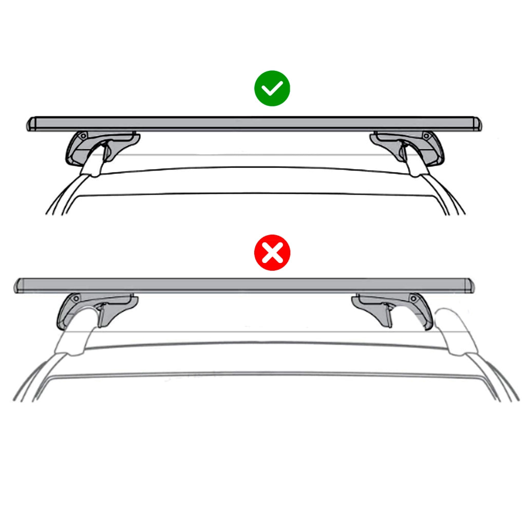 Portabagagli Universale per Auto ¨C Minimal ¨C Alluminio Argento 123,5 cm 75 kg