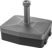 Ombrellone da 45 kg, antracite/grigio scuro, plastica, 2 kg