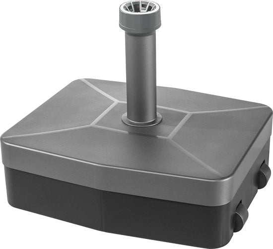 Ombrellone da 45 kg, antracite/grigio scuro, plastica, 2 kg