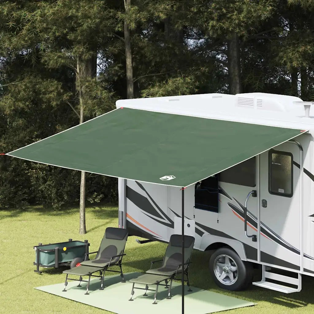 Tarp resistente all'acqua con tetto Verde 240 x 460 cm