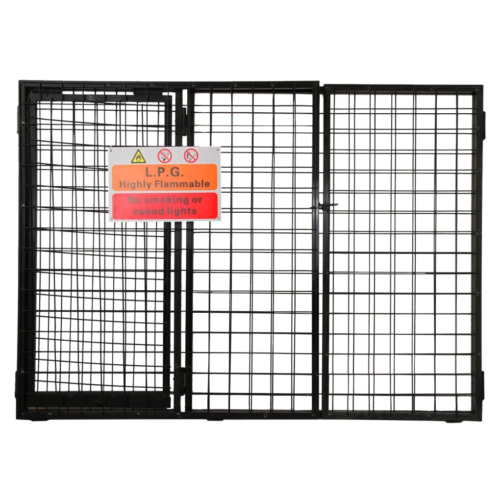 Gabbia Metallica per 3 Bombole del Gas da 19kg in Acciaio Galvanizzato 920mm