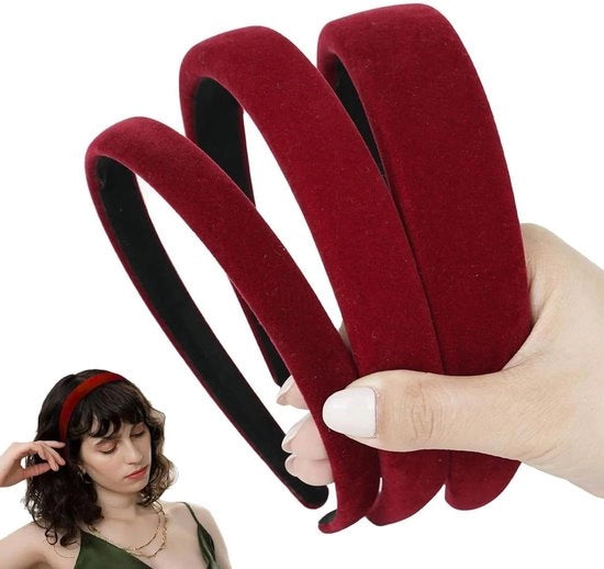 Set di 3 Basi di Capelli per Donne con Cinture per Capelli - 2 cm, 2,5 cm, 3 cm