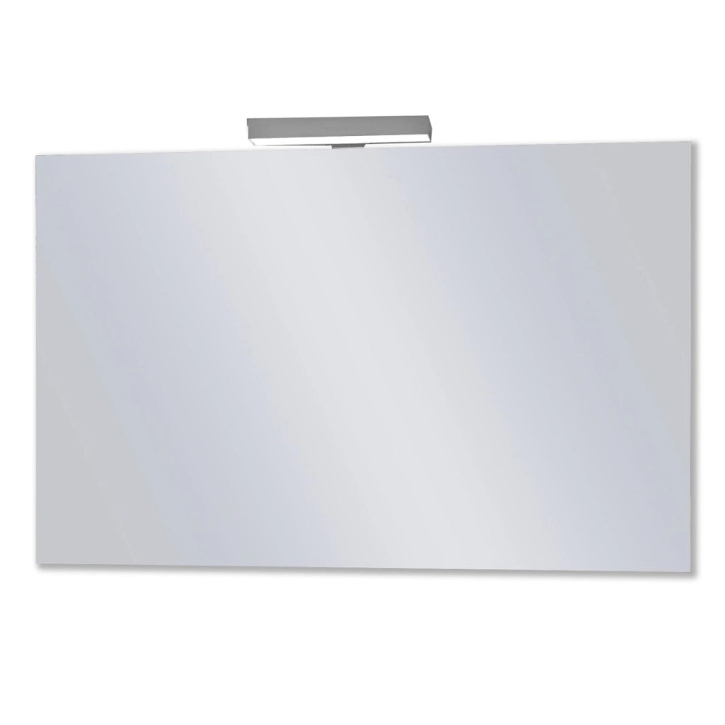 Specchio rettangolare con lampada led lampo, misura 70x120