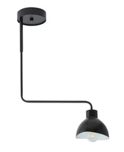 Plafoniera moderna nera Holi E27 15W Sigma Lighting