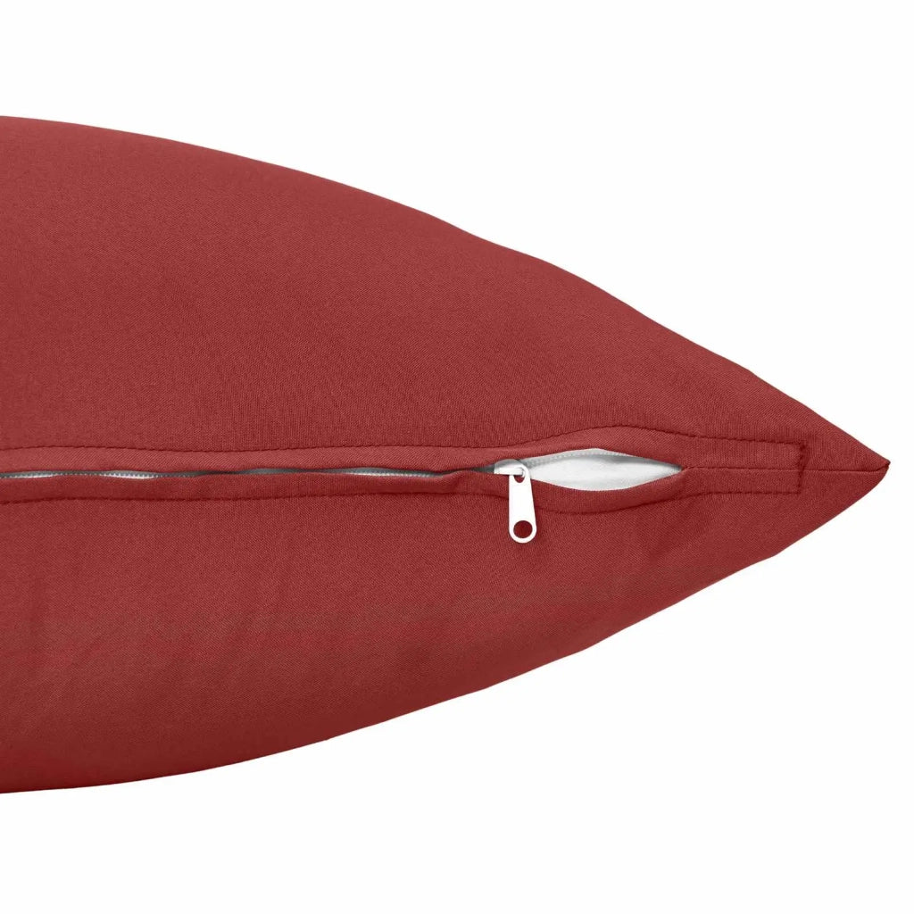 Federa 2 pcs HEERLEN Rosso Vino 60 x 60 cm Poliestere 912711