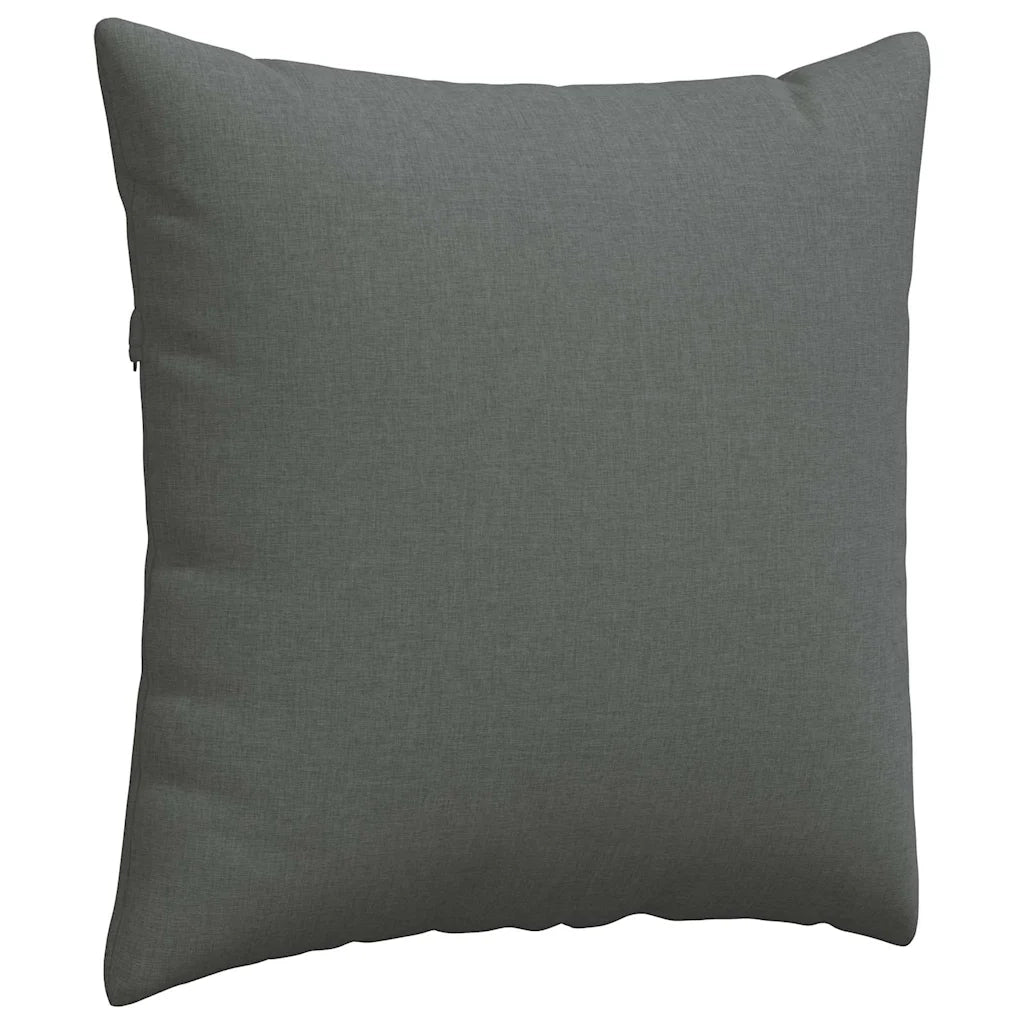 Cuscini da Divano 2 pcs Grigio scuro 60 x 60 cm Tessuto 42013998