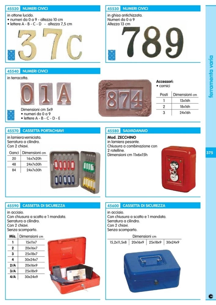 10pz numero civico in terracotta 4 cm.8,5h cod:ferx.34604