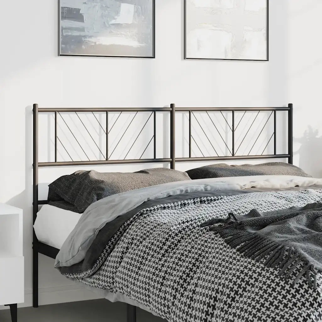 Testiera di Ricambio in Metallo Nero 150 cm 372213
