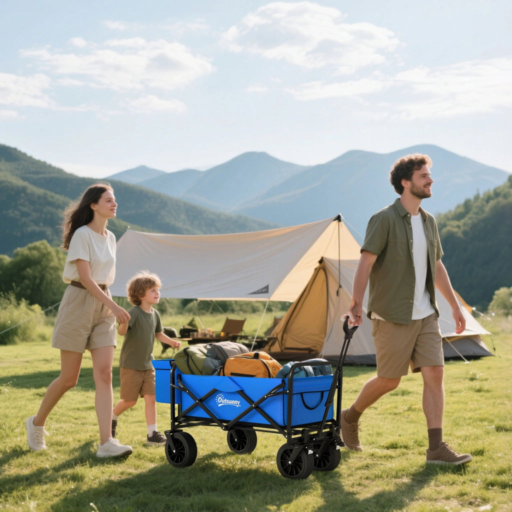 Carrello Pieghevole ¨C Minimal ¨C Blu