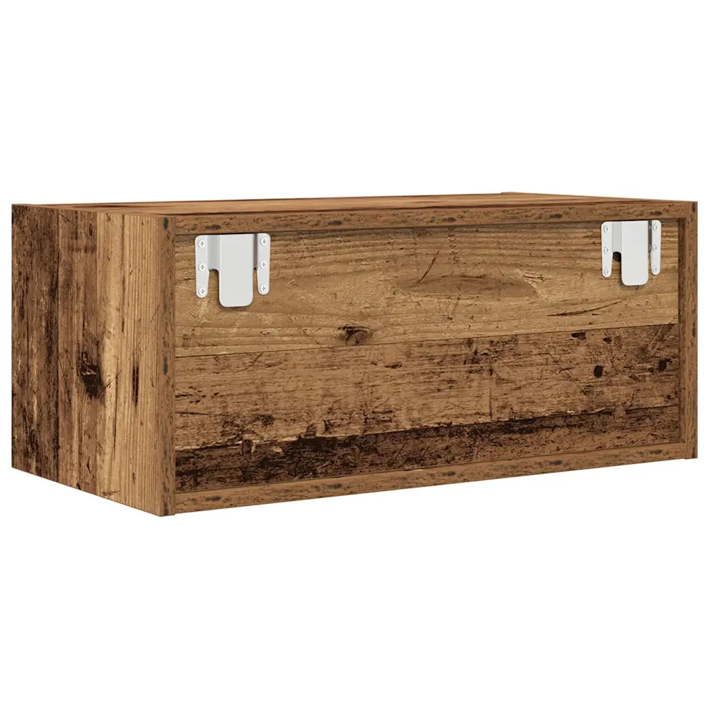 Mobile Porta TV-Mobile per TV-Credenza TV Legno Antico 60x31x25,5 cm Legno Multistrato