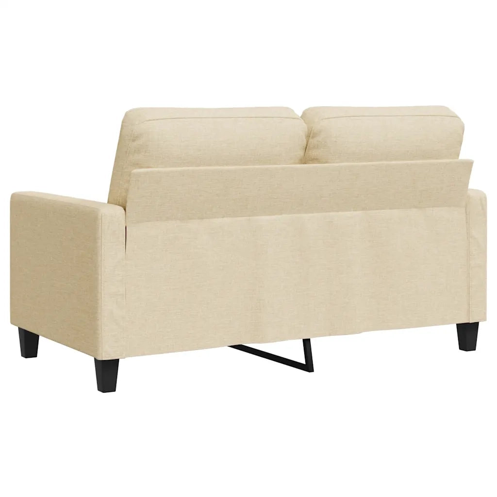 Divano a 2 Posti-Sofa 2 Posti Crema 140 cm in Tessuto 825170